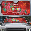 Australia Budgerigar Christmas Personalised Auto Sun Shade Budgies Hakea Have A Good Chrissie - Aussie Hoodie
