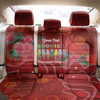Australia Budgerigar Christmas Personalised Back Car Seat Cover Budgies Hakea Have A Good Chrissie - Aussie Hoodie