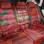 Australia Budgerigar Christmas Personalised Back Car Seat Cover Budgies Hakea Have A Good Chrissie - Aussie Hoodie