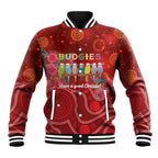 Australia Budgerigar Christmas Personalised Baseball Jacket Budgies Hakea Have A Good Chrissie - Aussie Hoodie