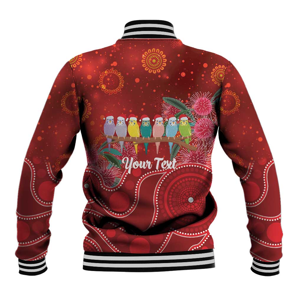 Australia Budgerigar Christmas Personalised Baseball Jacket Budgies Hakea Have A Good Chrissie - Aussie Hoodie