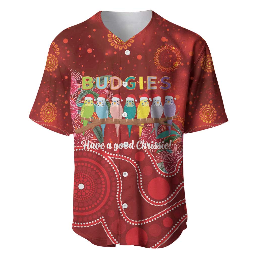 Australia Budgerigar Christmas Personalised Baseball Jersey Budgies Hakea Have A Good Chrissie - Aussie Hoodie