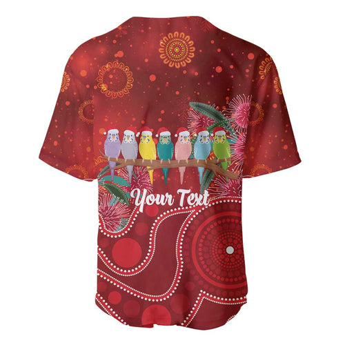 Australia Budgerigar Christmas Personalised Baseball Jersey Budgies Hakea Have A Good Chrissie - Aussie Hoodie