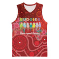 Australia Budgerigar Christmas Personalised Basketball Jersey Budgies Hakea Have A Good Chrissie - Aussie Hoodie