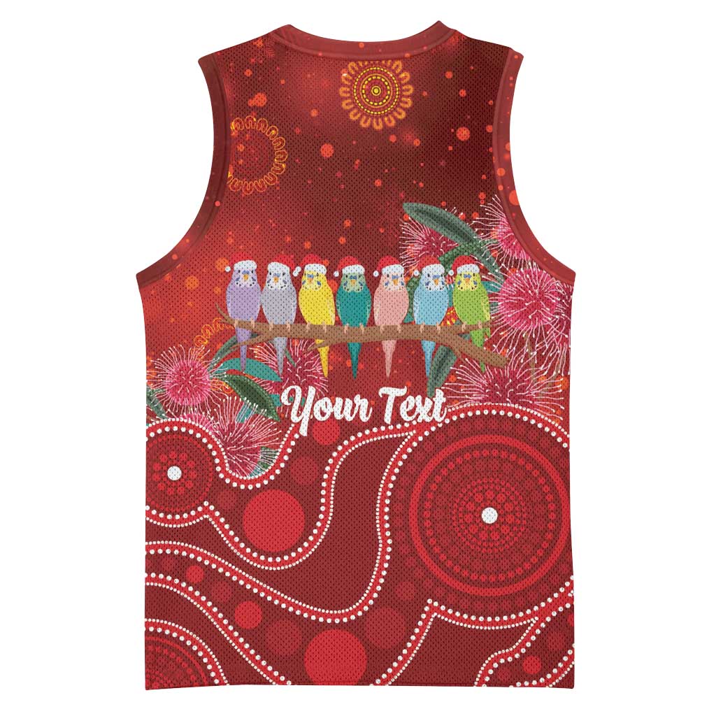Australia Budgerigar Christmas Personalised Basketball Jersey Budgies Hakea Have A Good Chrissie - Aussie Hoodie