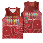 Australia Budgerigar Christmas Personalised Basketball Jersey Budgies Hakea Have A Good Chrissie - Aussie Hoodie