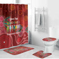 Australia Budgerigar Christmas Personalised Bathroom Set Budgies Hakea Have A Good Chrissie - Aussie Hoodie
