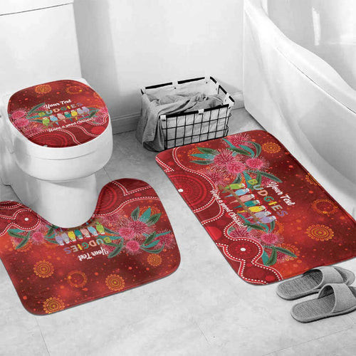 Australia Budgerigar Christmas Personalised Bathroom Set Budgies Hakea Have A Good Chrissie - Aussie Hoodie