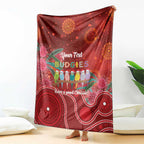 Australia Budgerigar Christmas Personalised Blanket Budgies Hakea Have A Good Chrissie - Aussie Hoodie