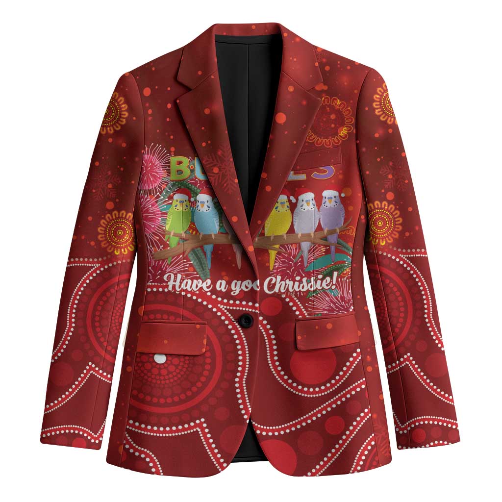 Australia Budgerigar Christmas Personalised Blazer Budgies Hakea Have A Good Chrissie - Aussie Hoodie