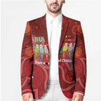 Australia Budgerigar Christmas Personalised Blazer Budgies Hakea Have A Good Chrissie - Aussie Hoodie