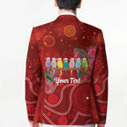 Australia Budgerigar Christmas Personalised Blazer Budgies Hakea Have A Good Chrissie - Aussie Hoodie