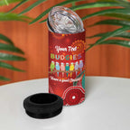 Australia Budgerigar Christmas Personalised 4 in 1 Can Cooler Tumbler Budgies Hakea Have A Good Chrissie - Aussie Hoodie