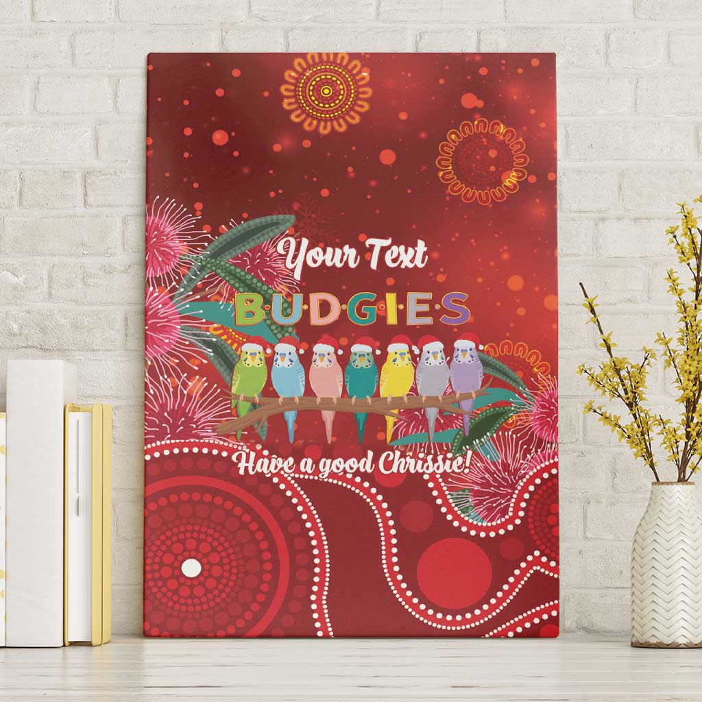 Australia Budgerigar Christmas Personalised Canvas Wall Art Budgies Hakea Have A Good Chrissie - Aussie Hoodie