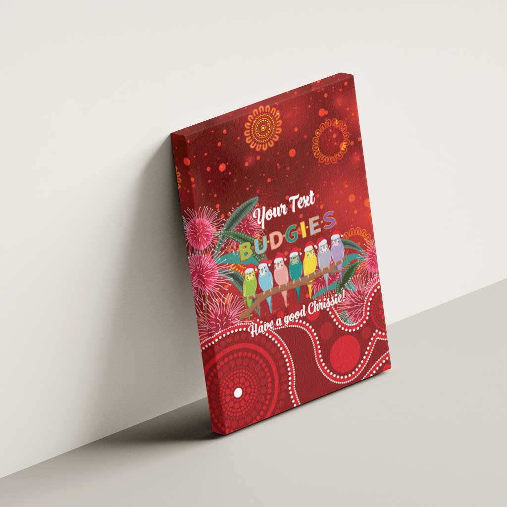 Australia Budgerigar Christmas Personalised Canvas Wall Art Budgies Hakea Have A Good Chrissie - Aussie Hoodie