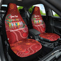 Australia Budgerigar Christmas Personalised Car Seat Cover Budgies Hakea Have A Good Chrissie - Aussie Hoodie
