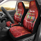Australia Budgerigar Christmas Personalised Car Seat Cover Budgies Hakea Have A Good Chrissie - Aussie Hoodie