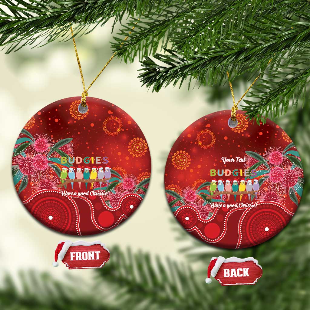 Australia Budgerigar Christmas Personalised Ceramic Ornament Budgies Hakea Have A Good Chrissie - Aussie Hoodie