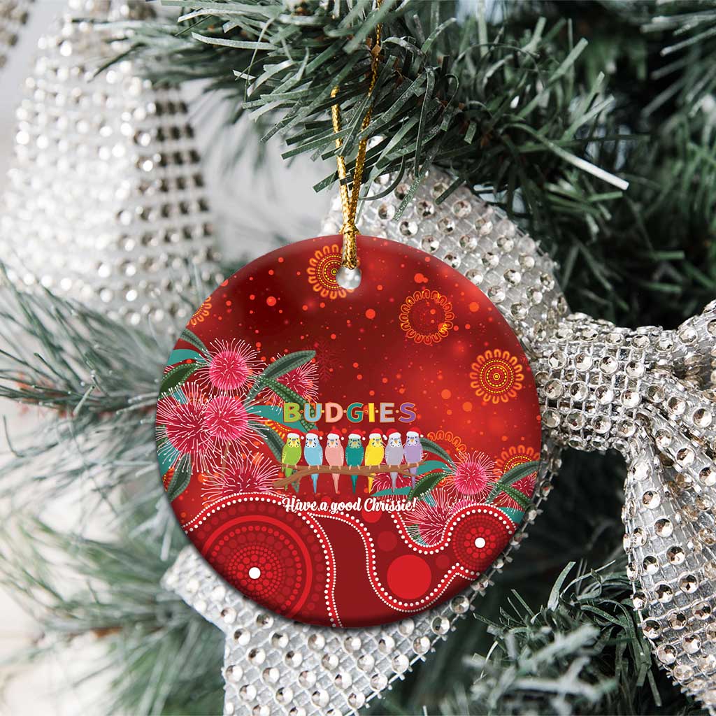 Australia Budgerigar Christmas Personalised Ceramic Ornament Budgies Hakea Have A Good Chrissie - Aussie Hoodie