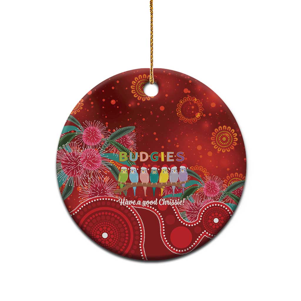 Australia Budgerigar Christmas Personalised Ceramic Ornament Budgies Hakea Have A Good Chrissie - Aussie Hoodie