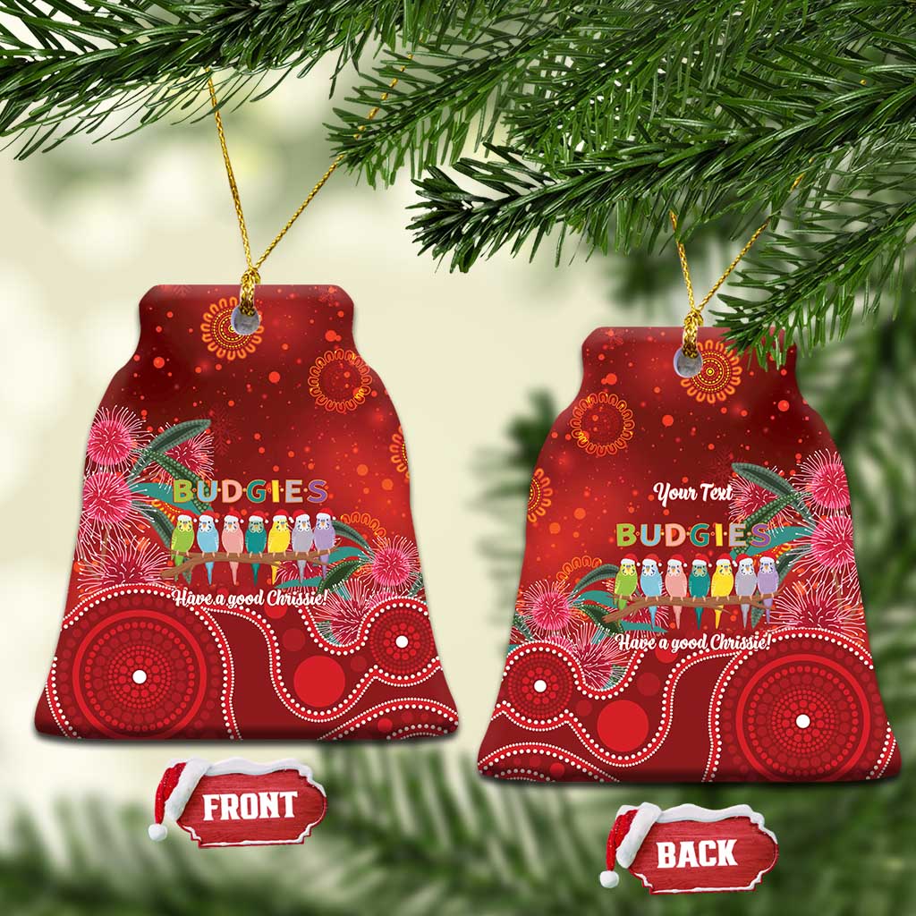 Australia Budgerigar Christmas Personalised Ceramic Ornament Budgies Hakea Have A Good Chrissie - Aussie Hoodie