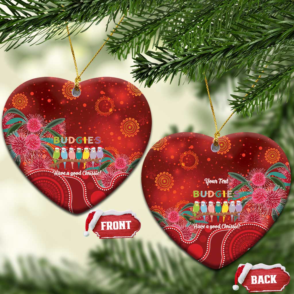 Australia Budgerigar Christmas Personalised Ceramic Ornament Budgies Hakea Have A Good Chrissie - Aussie Hoodie