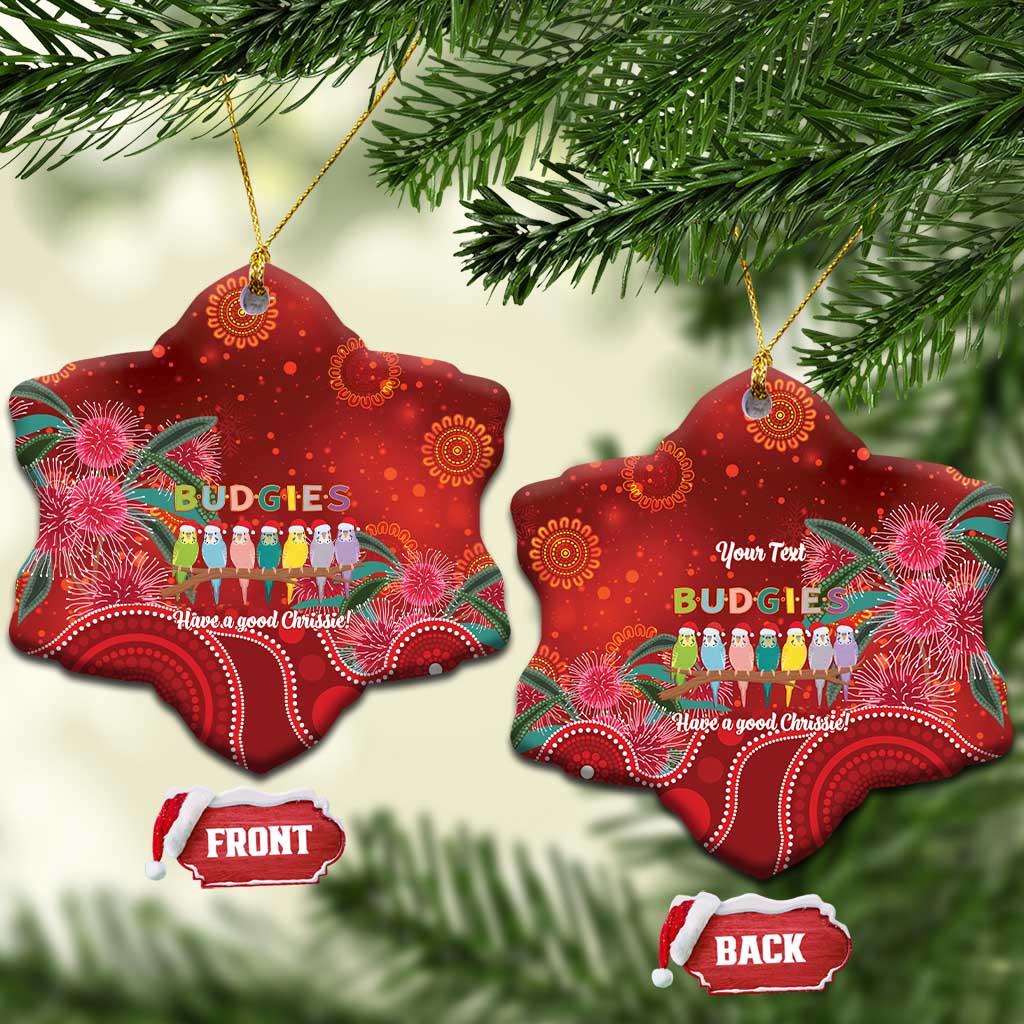 Australia Budgerigar Christmas Personalised Ceramic Ornament Budgies Hakea Have A Good Chrissie - Aussie Hoodie