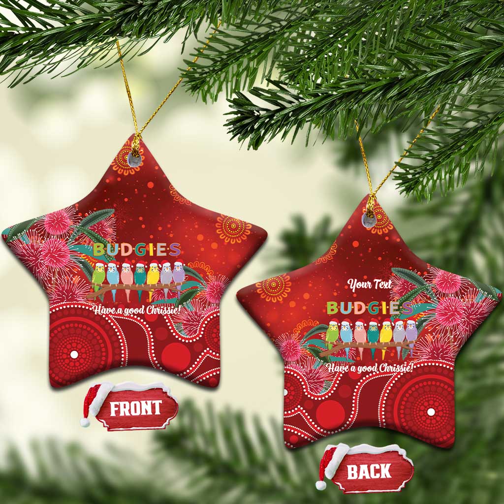 Australia Budgerigar Christmas Personalised Ceramic Ornament Budgies Hakea Have A Good Chrissie - Aussie Hoodie