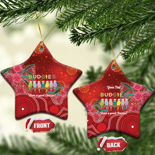 Australia Budgerigar Christmas Personalised Ceramic Ornament Budgies Hakea Have A Good Chrissie - Aussie Hoodie