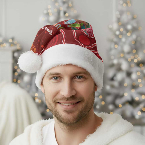 Australia Budgerigar Christmas Personalised Christmas Santa Hat Budgies Hakea Have A Good Chrissie - Aussie Hoodie