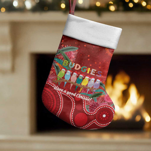 Australia Budgerigar Christmas Personalised Christmas Stocking Budgies Hakea Have A Good Chrissie - Aussie Hoodie