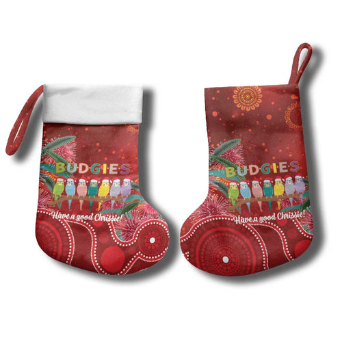 Australia Budgerigar Christmas Personalised Christmas Stocking Budgies Hakea Have A Good Chrissie - Aussie Hoodie