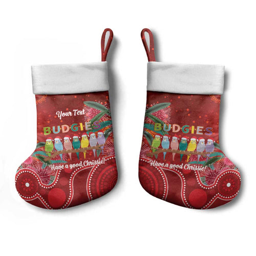 Australia Budgerigar Christmas Personalised Christmas Stocking Budgies Hakea Have A Good Chrissie - Aussie Hoodie