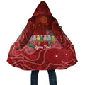Australia Budgerigar Christmas Personalised Cloak Budgies Hakea Have A Good Chrissie - Aussie Hoodie