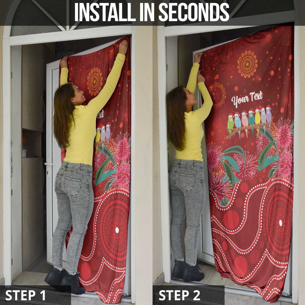 Australia Budgerigar Christmas Personalised Door Cover Budgies Hakea Have A Good Chrissie - Aussie Hoodie