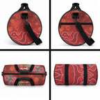 Australia Budgerigar Christmas Personalised Duffle Bag Budgies Hakea Have A Good Chrissie