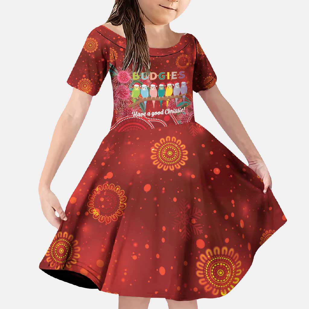 Australia Budgerigar Christmas Personalised Family Matching Mermaid Dress and Hawaiian Shirt Budgies Hakea Have A Good Chrissie - Aussie Hoodie