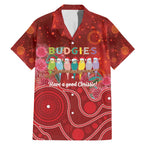Australia Budgerigar Christmas Personalised Family Matching Mermaid Dress and Hawaiian Shirt Budgies Hakea Have A Good Chrissie - Aussie Hoodie