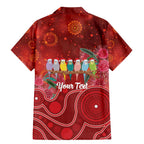 Australia Budgerigar Christmas Personalised Family Matching Mermaid Dress and Hawaiian Shirt Budgies Hakea Have A Good Chrissie - Aussie Hoodie