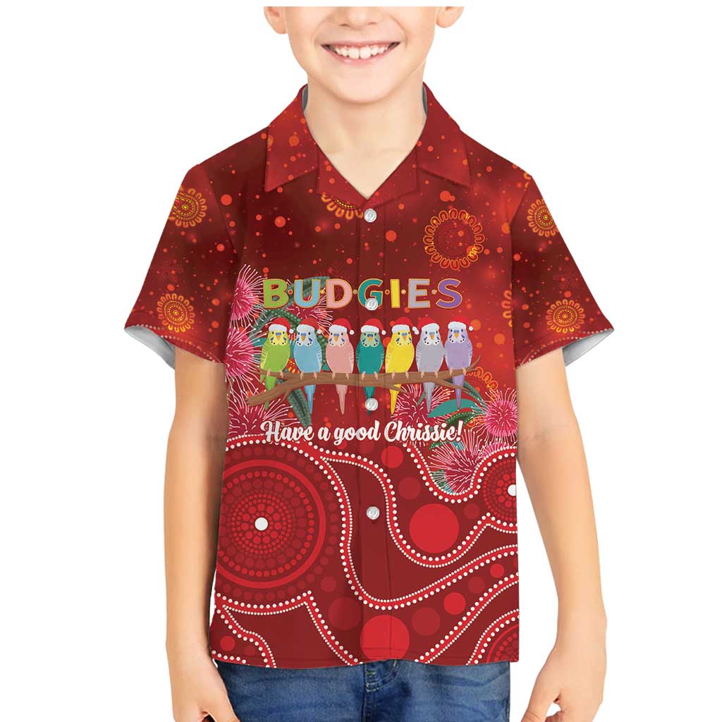 Australia Budgerigar Christmas Personalised Family Matching Mermaid Dress and Hawaiian Shirt Budgies Hakea Have A Good Chrissie - Aussie Hoodie