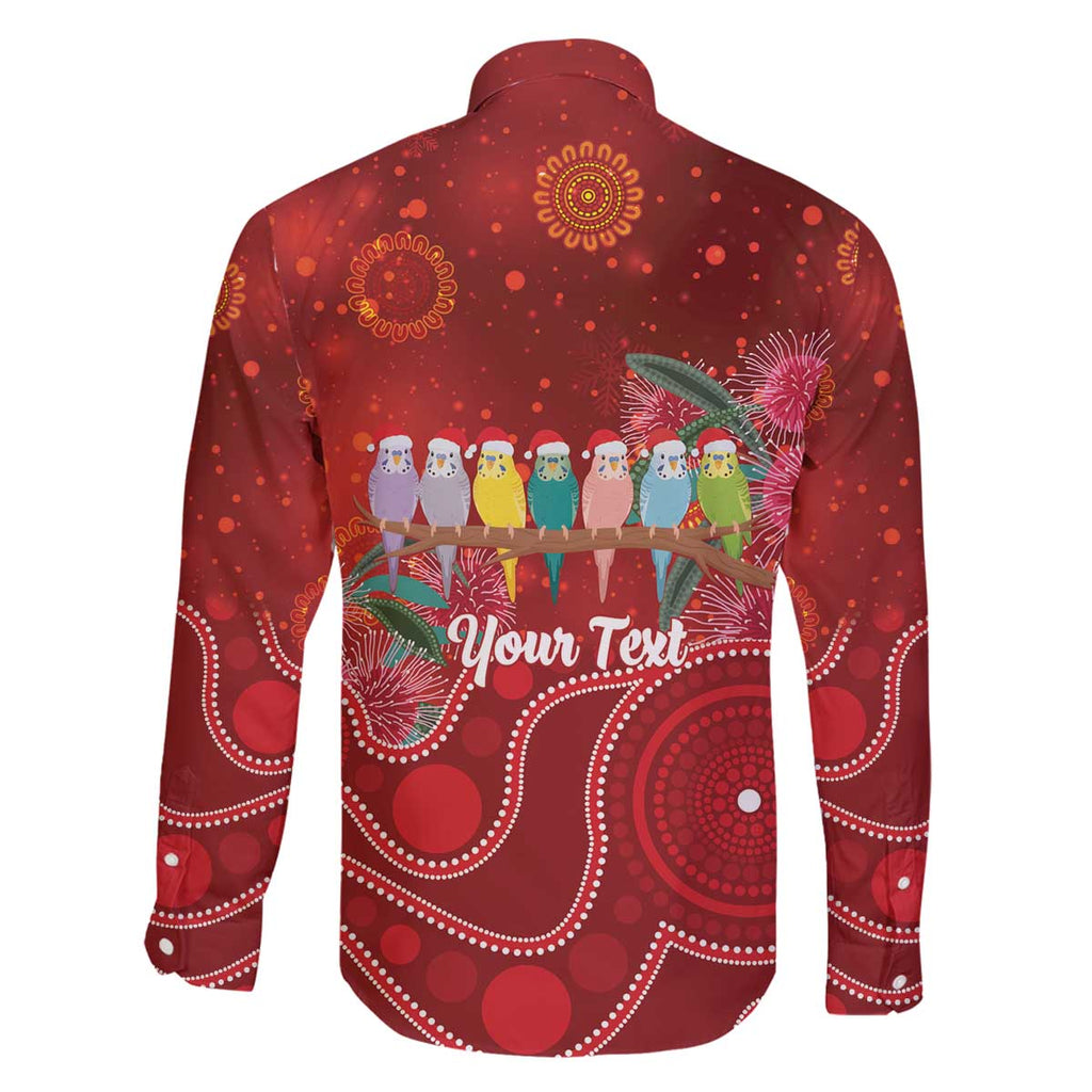 Australia Budgerigar Christmas Personalised Family Matching Off The Shoulder Long Sleeve Dress and Hawaiian Shirt Budgies Hakea Have A Good Chrissie - Aussie Hoodie