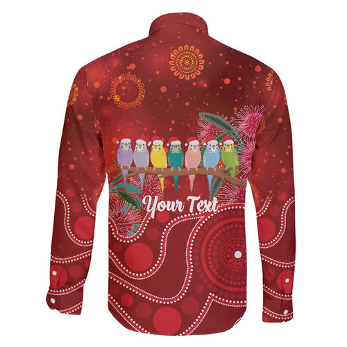 Australia Budgerigar Christmas Personalised Family Matching Off Shoulder Maxi Dress and Hawaiian Shirt Budgies Hakea Have A Good Chrissie - Aussie Hoodie