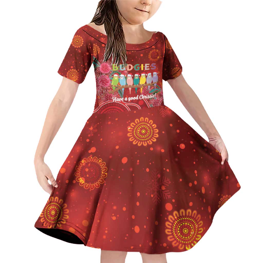 Australia Budgerigar Christmas Personalised Family Matching Off Shoulder Short Dress and Hawaiian Shirt Budgies Hakea Have A Good Chrissie - Aussie Hoodie