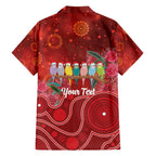 Australia Budgerigar Christmas Personalised Family Matching Short Sleeve Bodycon Dress and Hawaiian Shirt Budgies Hakea Have A Good Chrissie - Aussie Hoodie