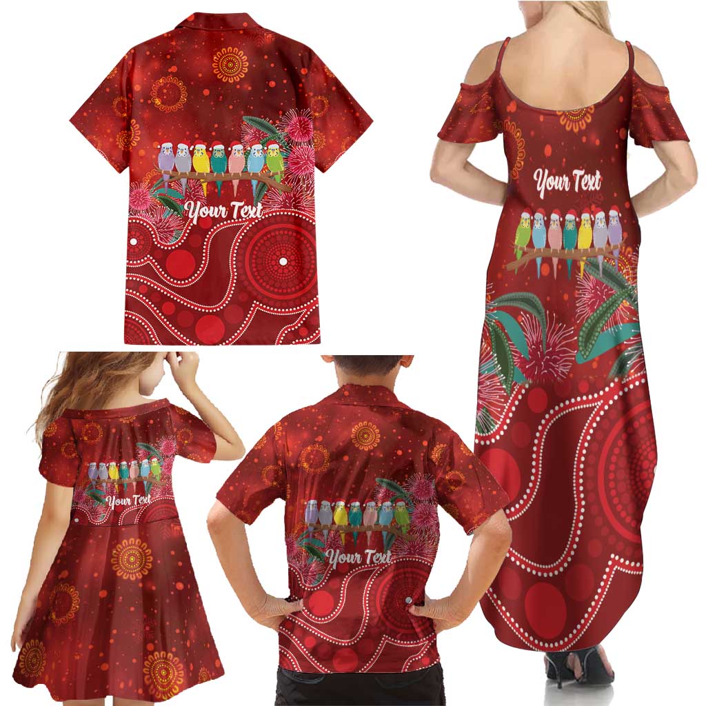 Australia Budgerigar Christmas Personalised Family Matching Summer Maxi Dress and Hawaiian Shirt Budgies Hakea Have A Good Chrissie - Aussie Hoodie