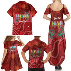 Australia Budgerigar Christmas Personalised Family Matching Summer Maxi Dress and Hawaiian Shirt Budgies Hakea Have A Good Chrissie - Aussie Hoodie