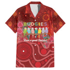 Australia Budgerigar Christmas Personalised Family Matching Tank Maxi Dress and Hawaiian Shirt Budgies Hakea Have A Good Chrissie - Aussie Hoodie