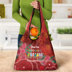 Australia Budgerigar Christmas Personalised Grocery Bag Budgies Hakea Have A Good Chrissie - Aussie Hoodie