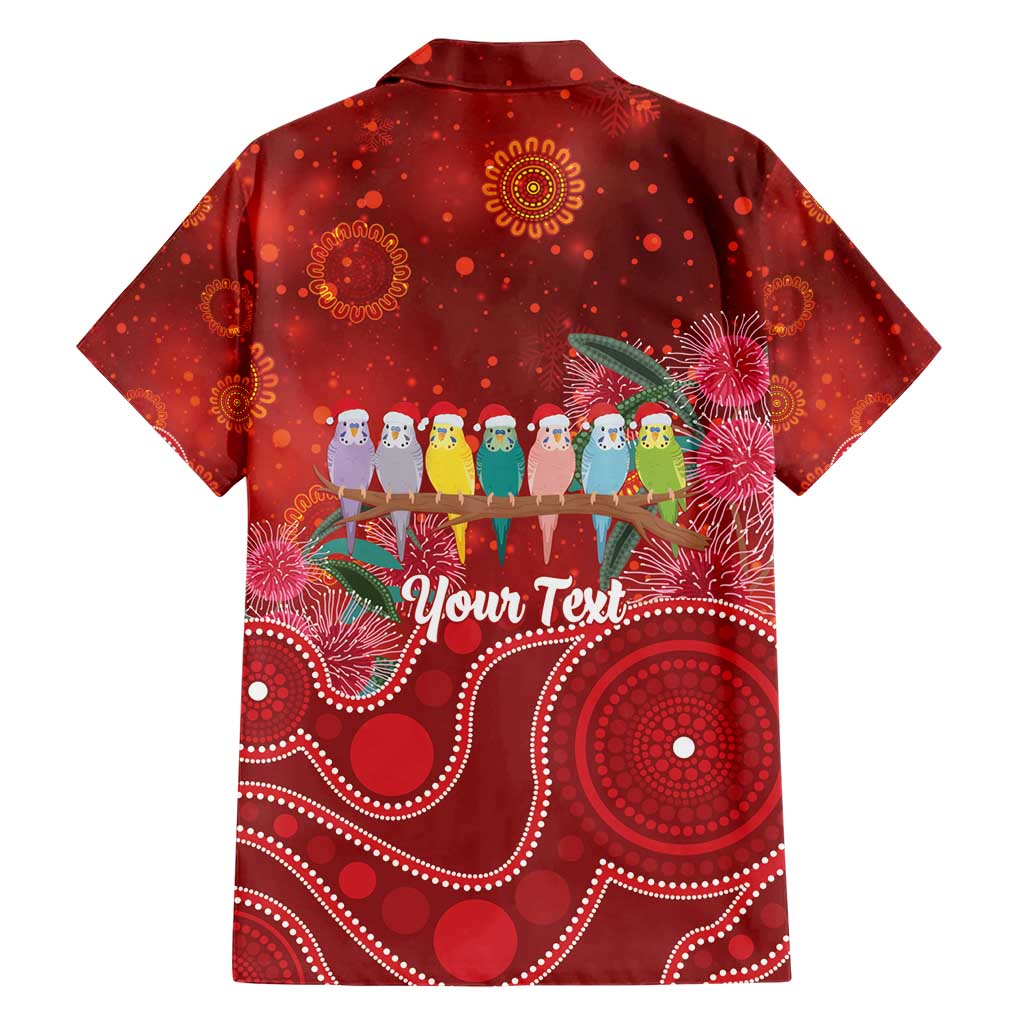 Australia Budgerigar Christmas Personalised Hawaiian Shirt Budgies Hakea Have A Good Chrissie - Aussie Hoodie