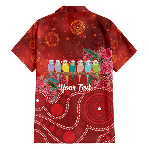Australia Budgerigar Christmas Personalised Hawaiian Shirt Budgies Hakea Have A Good Chrissie - Aussie Hoodie